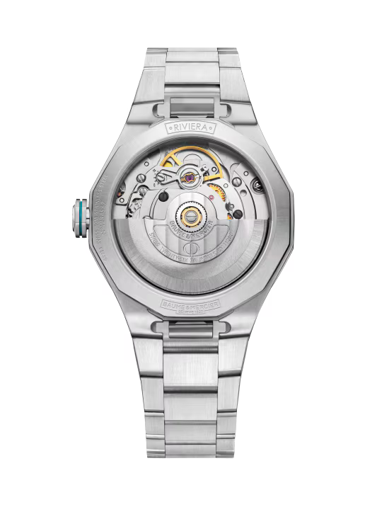 Riviera 10868 Automatic, Diamond-Set 33mm Steel Case & Bracelet