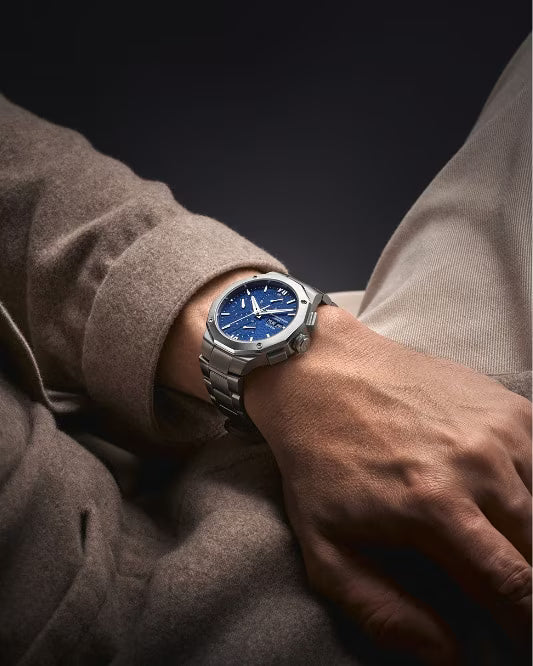 Riviera 10826 Automatic Chronograph, Date Display, 41 mm Steel Case & Bracelet