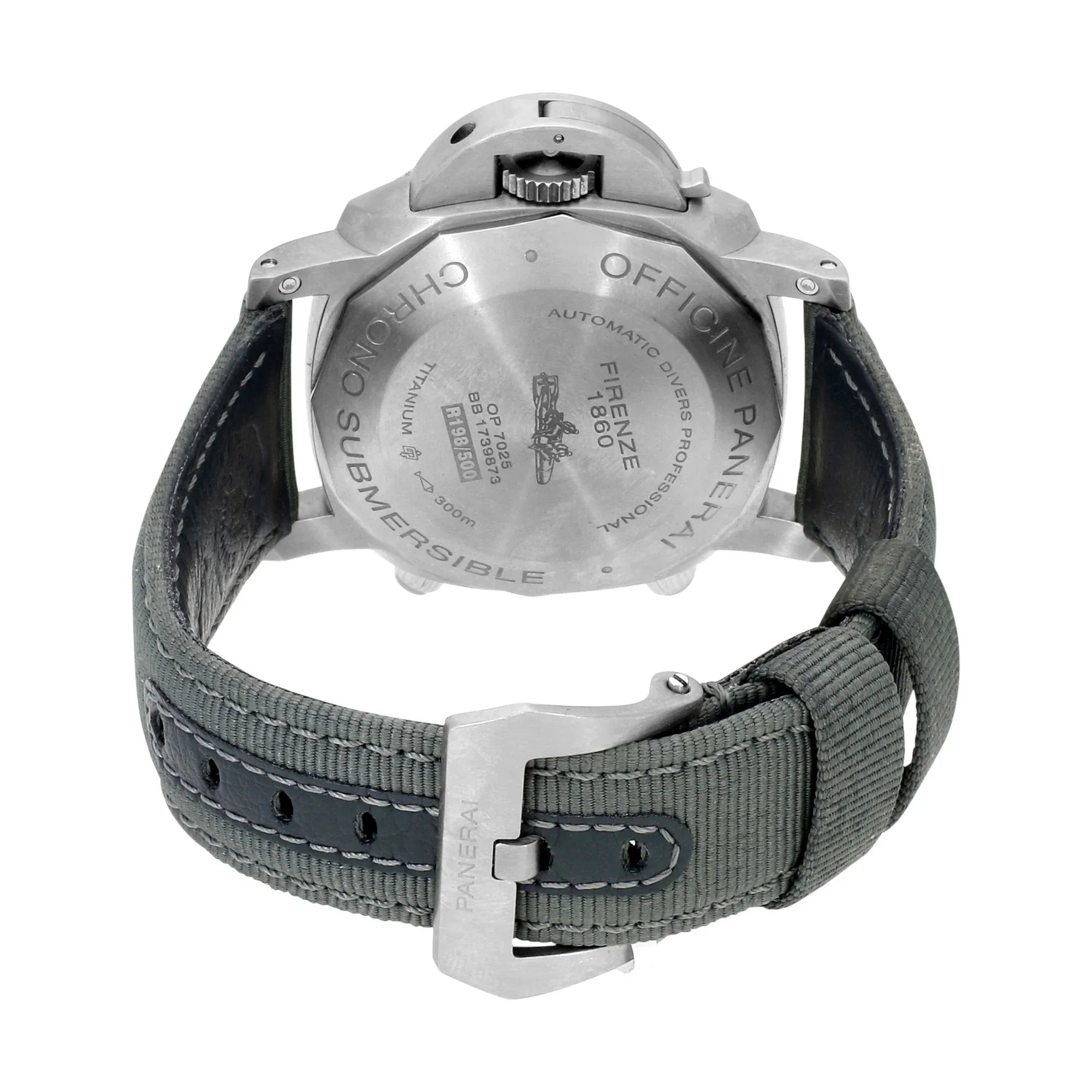 Panerai Luminor Flyback PAM615, 47MM Titanium, Automatic, Black Dial - Shami Fine Watchmaking & Jewelry