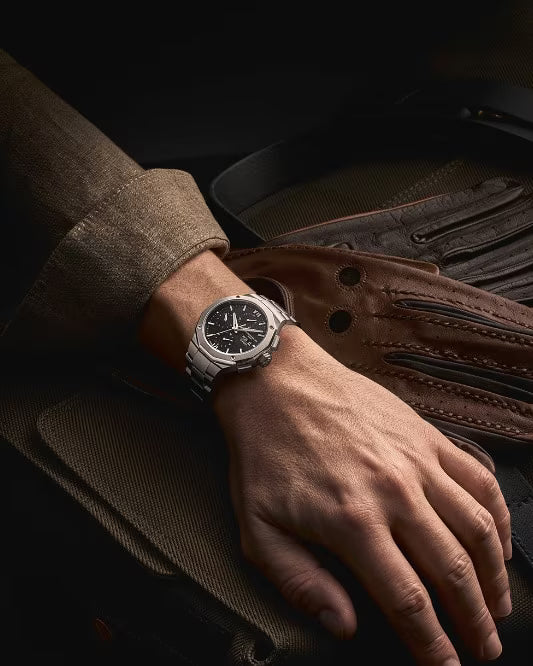 Riviera 10825 Automatic Chronograph, Date Display, 41 mm Steel Case & Bracelet