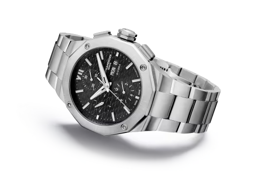 Riviera 10624 Automatic Chronograph, Date Display, 43mm Steel Case & Bracelet