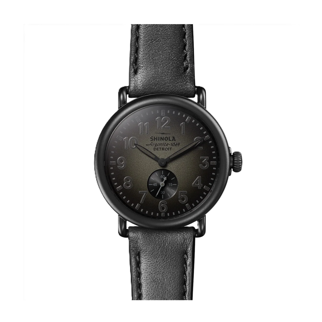 Shinola Runwell Argonite 1069 quartz 41mm blackout, strap
