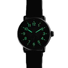 Shinola Runwell Argonite 1069 quartz 41mm blackout, strap