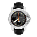 Baume & Mercier stainless steel automatic, grey baton chronograph dial - Shami Fine Watchmaking & Jewelry