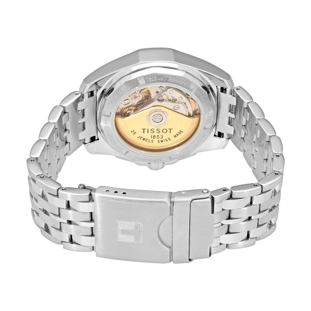 TISSOT PRC 100 Chronograph, 41mm Stainless Steel, Automatic, Silver Dial