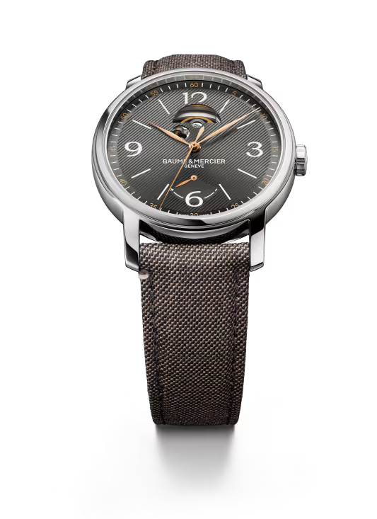 Classima 10718 Automatic, Open Balance, 42 mm Steel Case, Fabric Strap