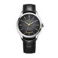 Clifton 10839 Automatic watch, Date display, 40 mm, Leather Strap