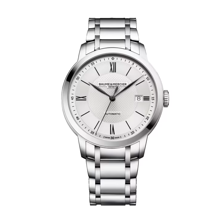 Classima 10854, 40mm Steel Case, Open Case Back, Steel Bracelet