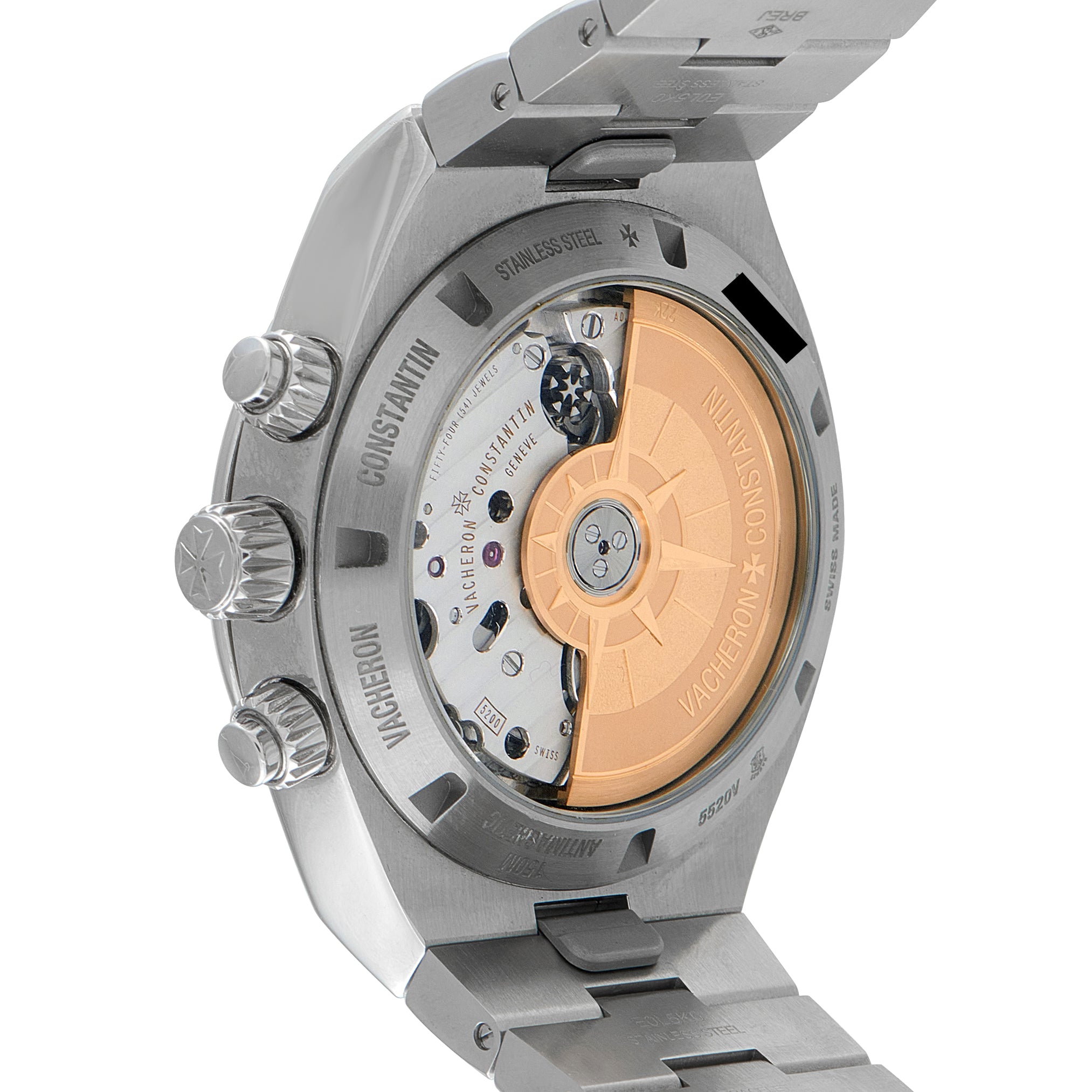 Vacheron Constantin Overseas Chronograph Steel Watch 5520V/210A-B148