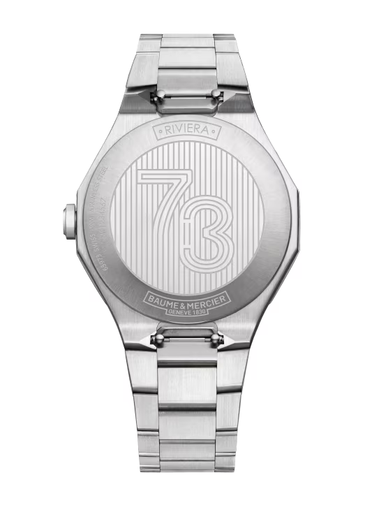 Riviera 10844 Quartz, Date Display, 39mm Steel  Case & Bracelet