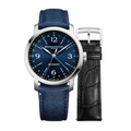 Classima 10734 Automatic, Dual Time, 42 mm Steel Case, Fabric STrap