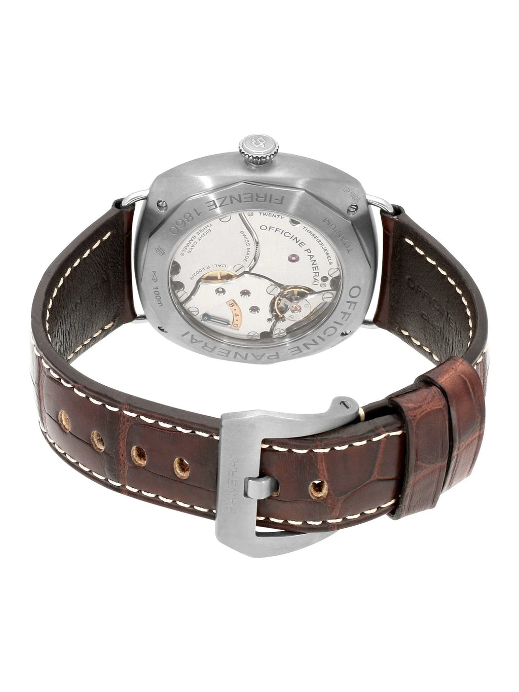 Panerai Radiomir 8 Day PAM00346, 45mm Titanium, Manual, Black Dial Watch - Shami Fine Watchmaking & Jewelry