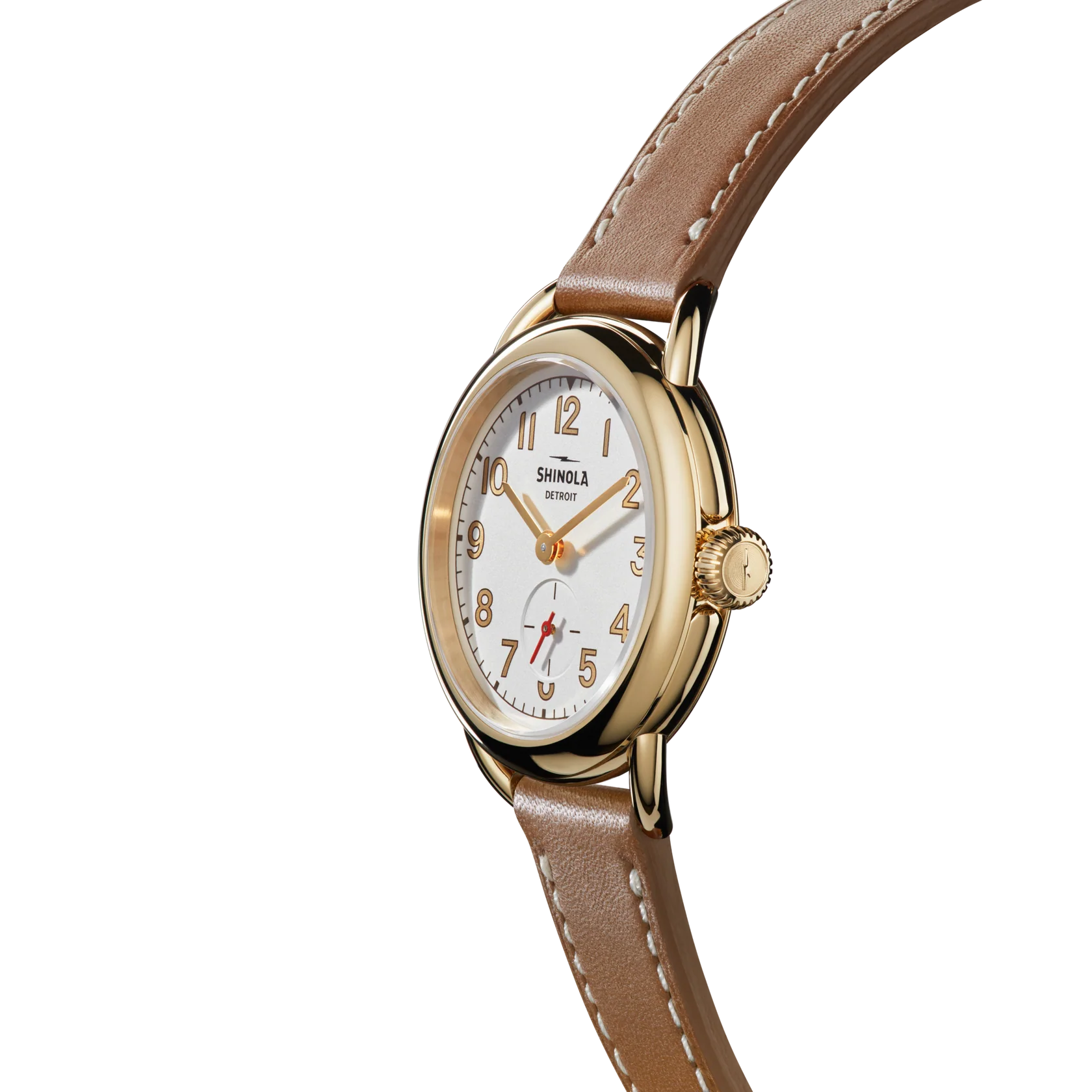 Shinola Runabout quartz 36mm,Sub Second Dial, Leather Strap