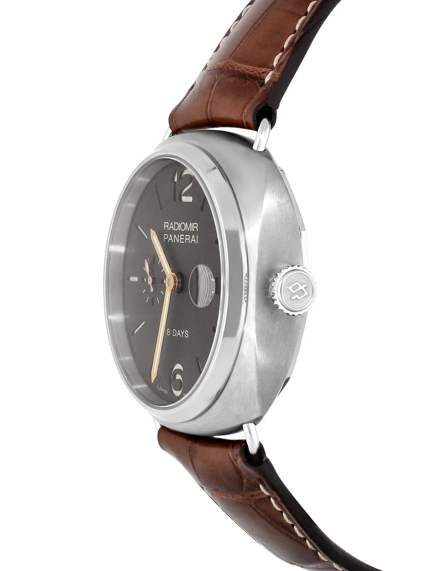 Panerai Radiomir 8 Day PAM00346, 45mm Titanium, Manual, Black Dial Watch - Shami Fine Watchmaking & Jewelry