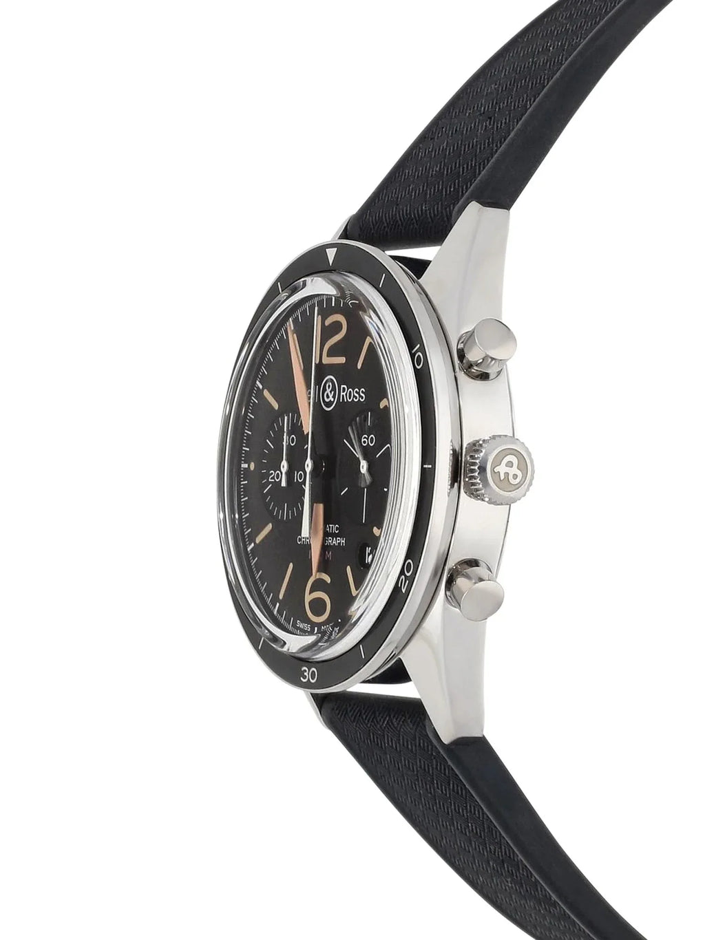 Bell & Ross Heritage 41mm stainless steel, automatic black dial - Shami Fine Watchmaking & Jewelry