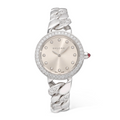 Bulgari Bulgari Catene 18K White Gold Silver Soleil Diamond Quartz Ladies Watch