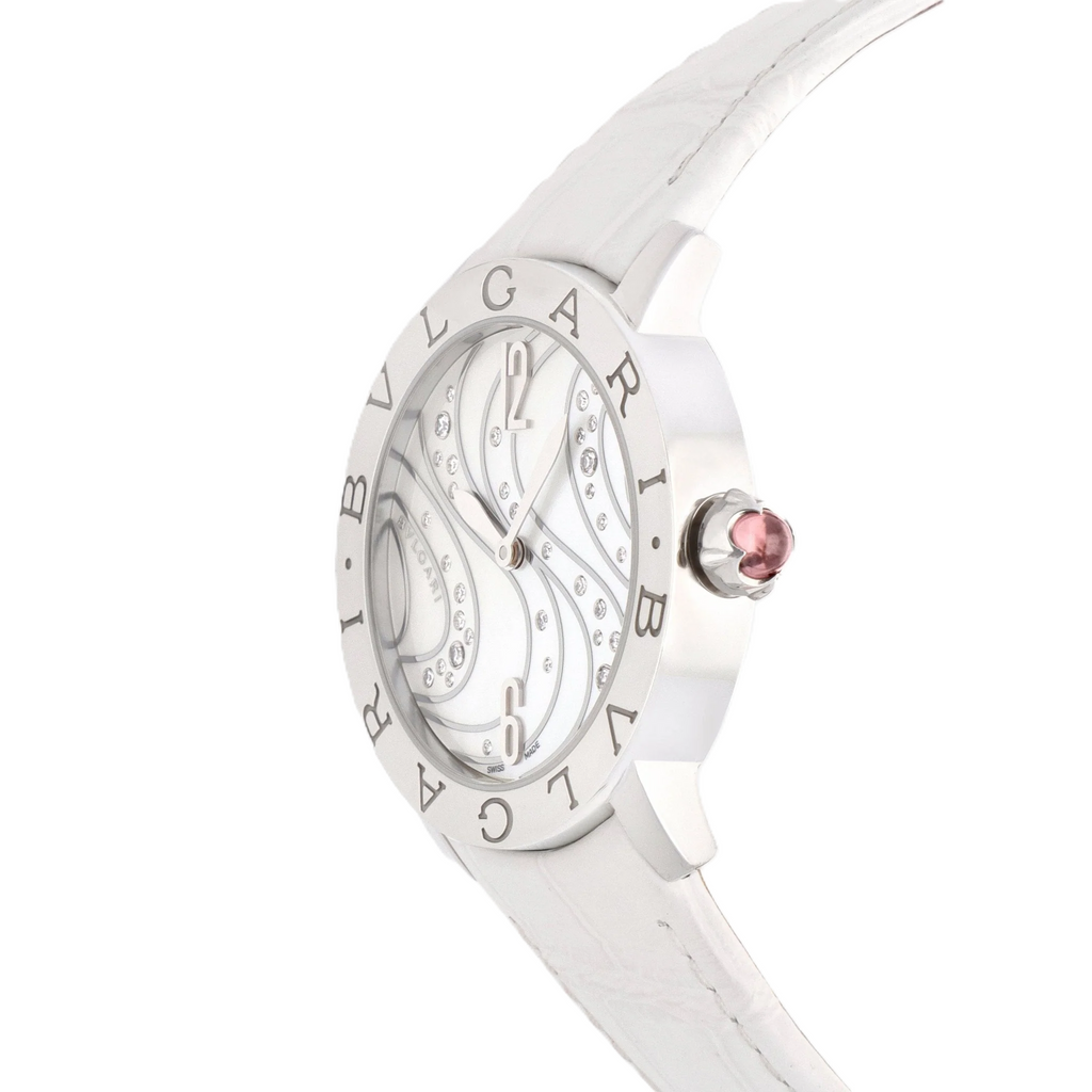 Bulgari Bulgari Mother of Pearl Diamond Automatic Ladies Watch