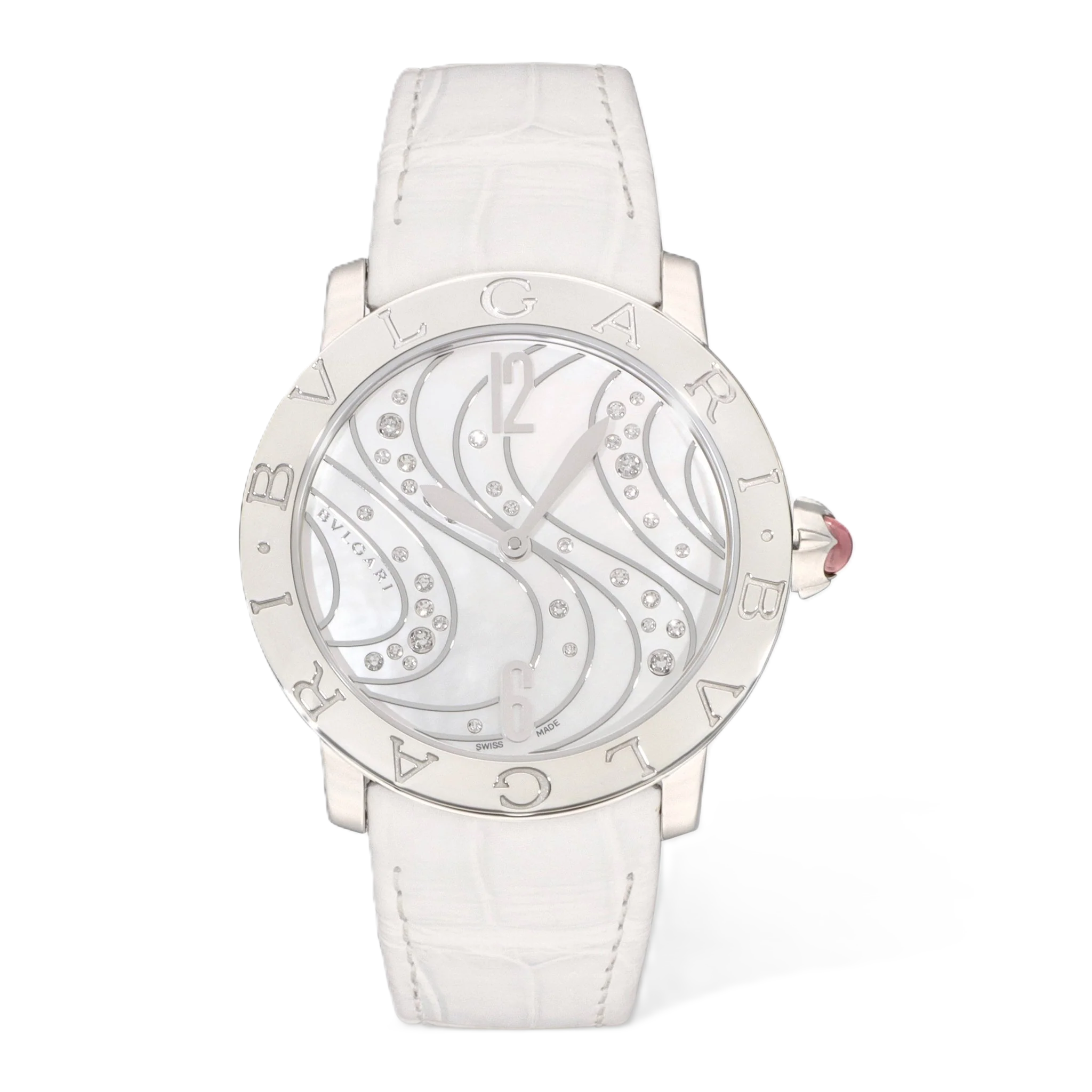Bulgari Bulgari Mother of Pearl Diamond Automatic Ladies Watch