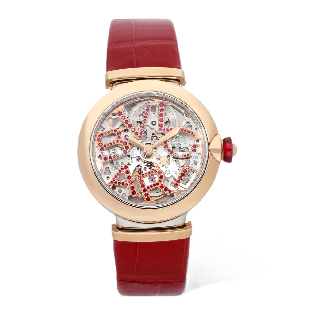 Bulgari Lvcea 18K Rose Gold Automatic Ladies Watch