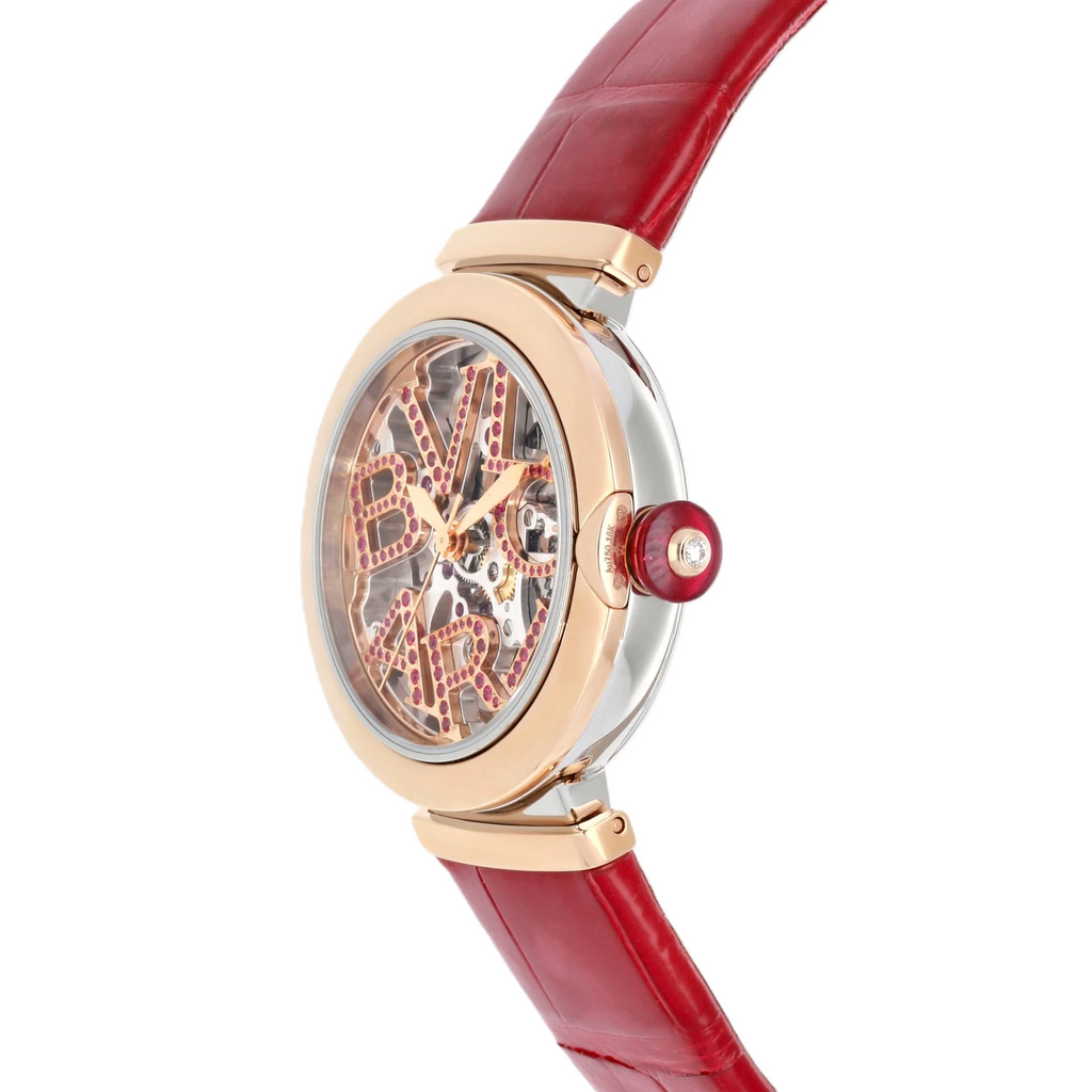 Bulgari Lvcea 18K Rose Gold Automatic Ladies Watch