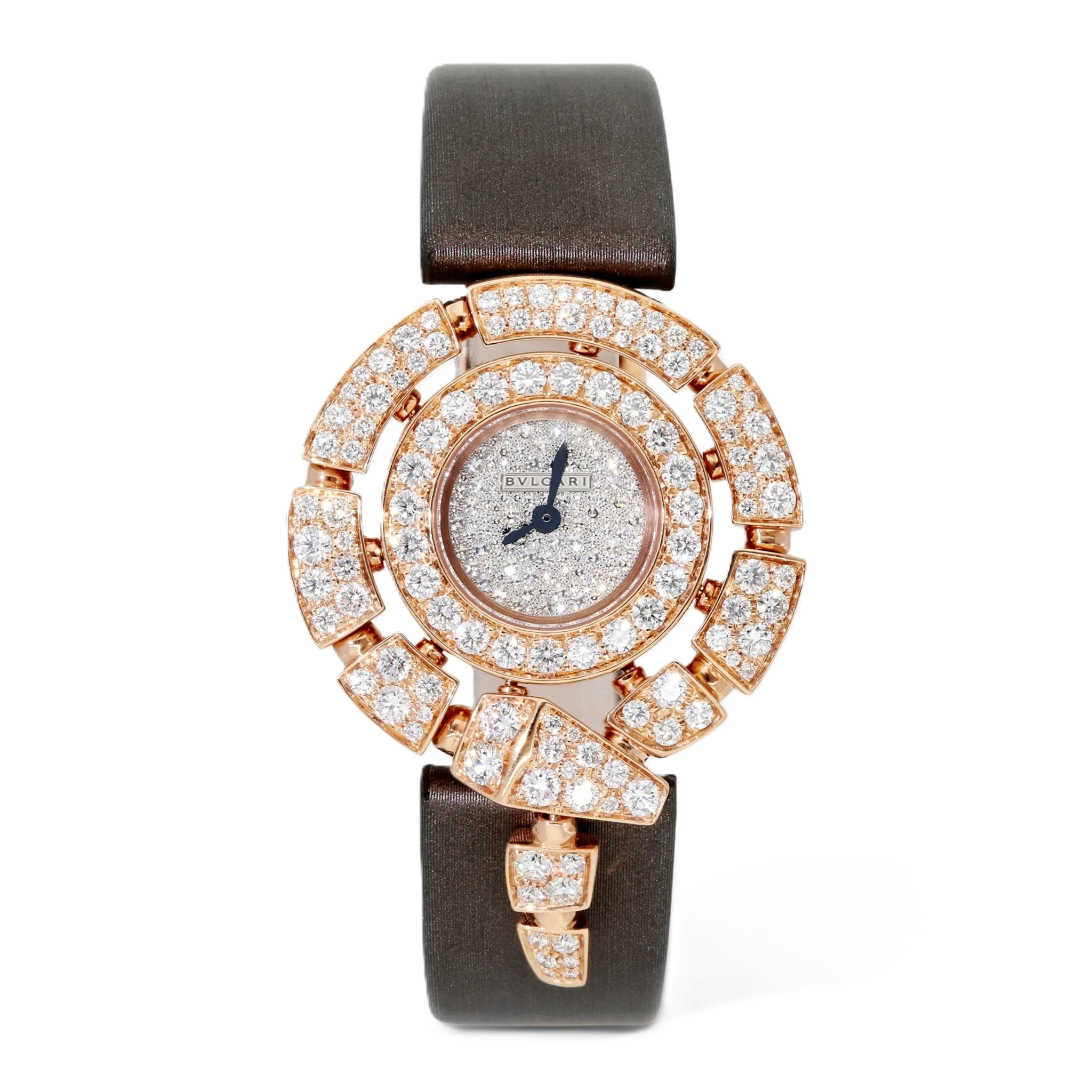 Bulgari Serpenti Incantati 18k Rose Gold Diamonds Quartz Ladies Watch