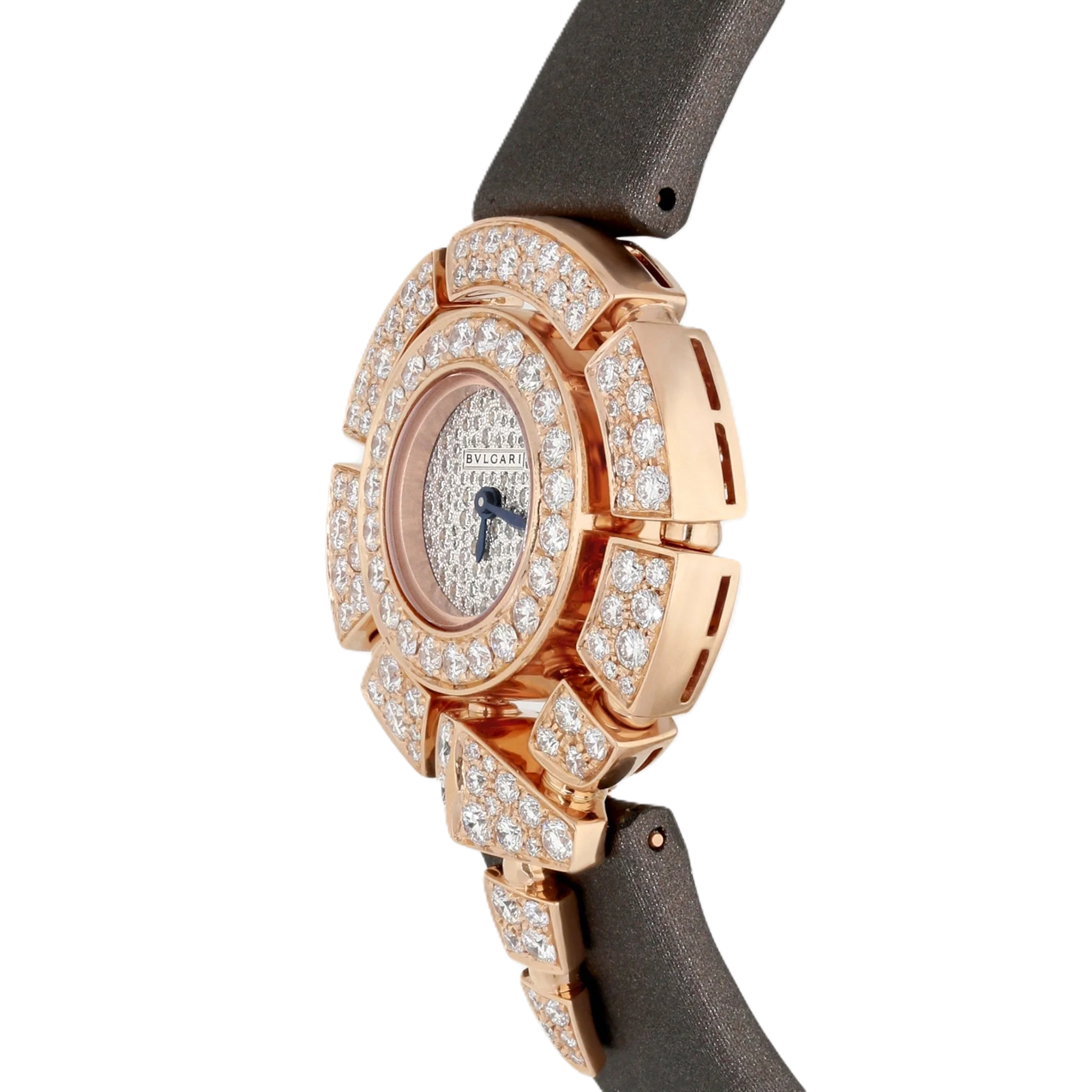 Bulgari Serpenti Incantati 18k Rose Gold Diamonds Quartz Ladies Watch