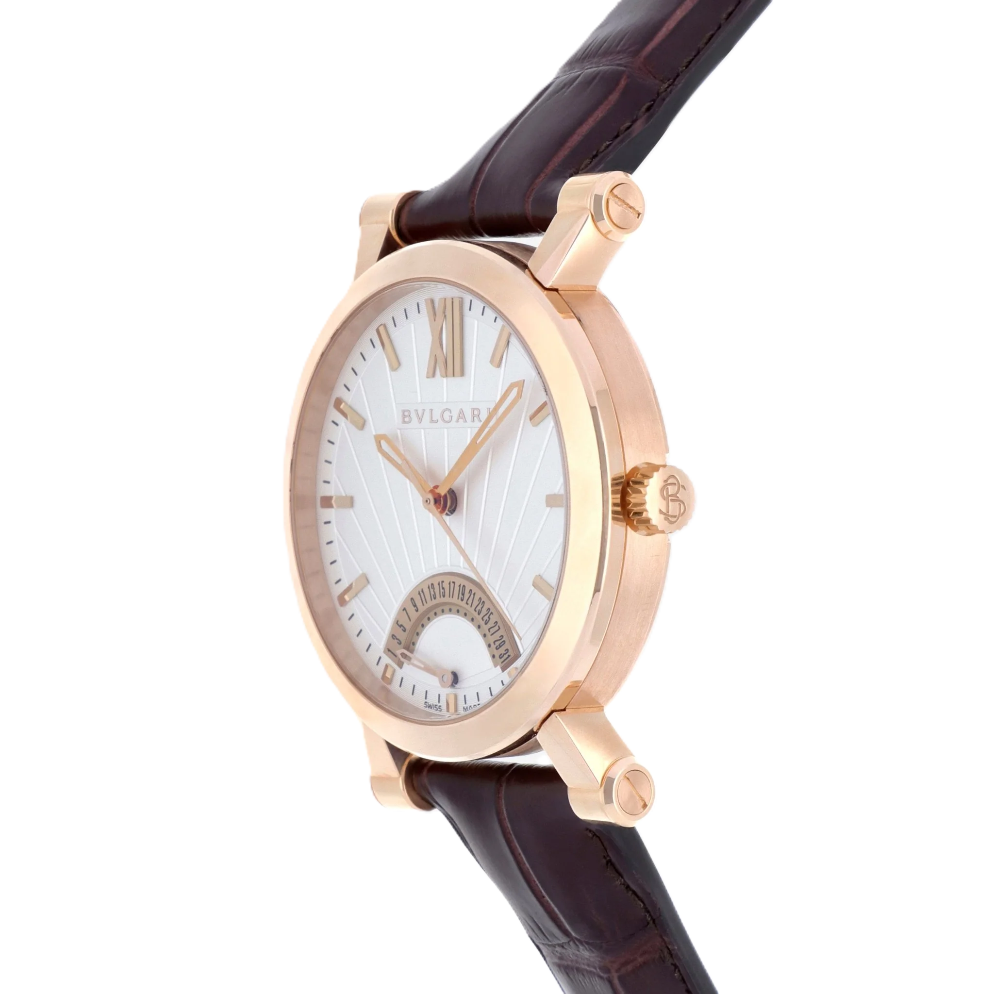 Bulgari Sotirio Bulgari Retrograde 18K Rose Gold 42mm Automatic Men's Watch