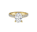 18k Yellow Gold GIA 2.05 carat J I1 Oval Brilliant Natural Diamond Ring - Shami Fine Watchmaking & Jewelry