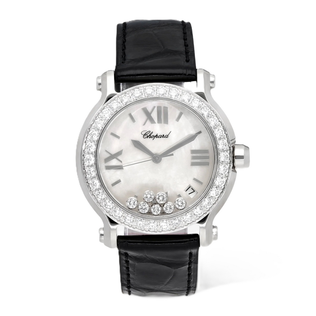 Chopard Happy Sport Round Stainless Steel 36mm Quartz Ladies Watch