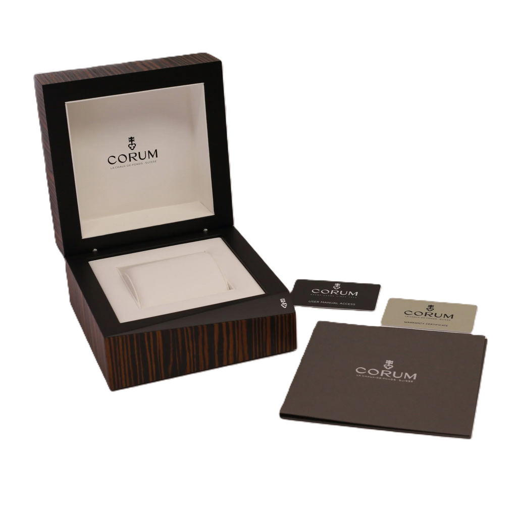 Corum Bubble 47 Green Python Limited Edition Stainless Steel Automatic Men's Watch