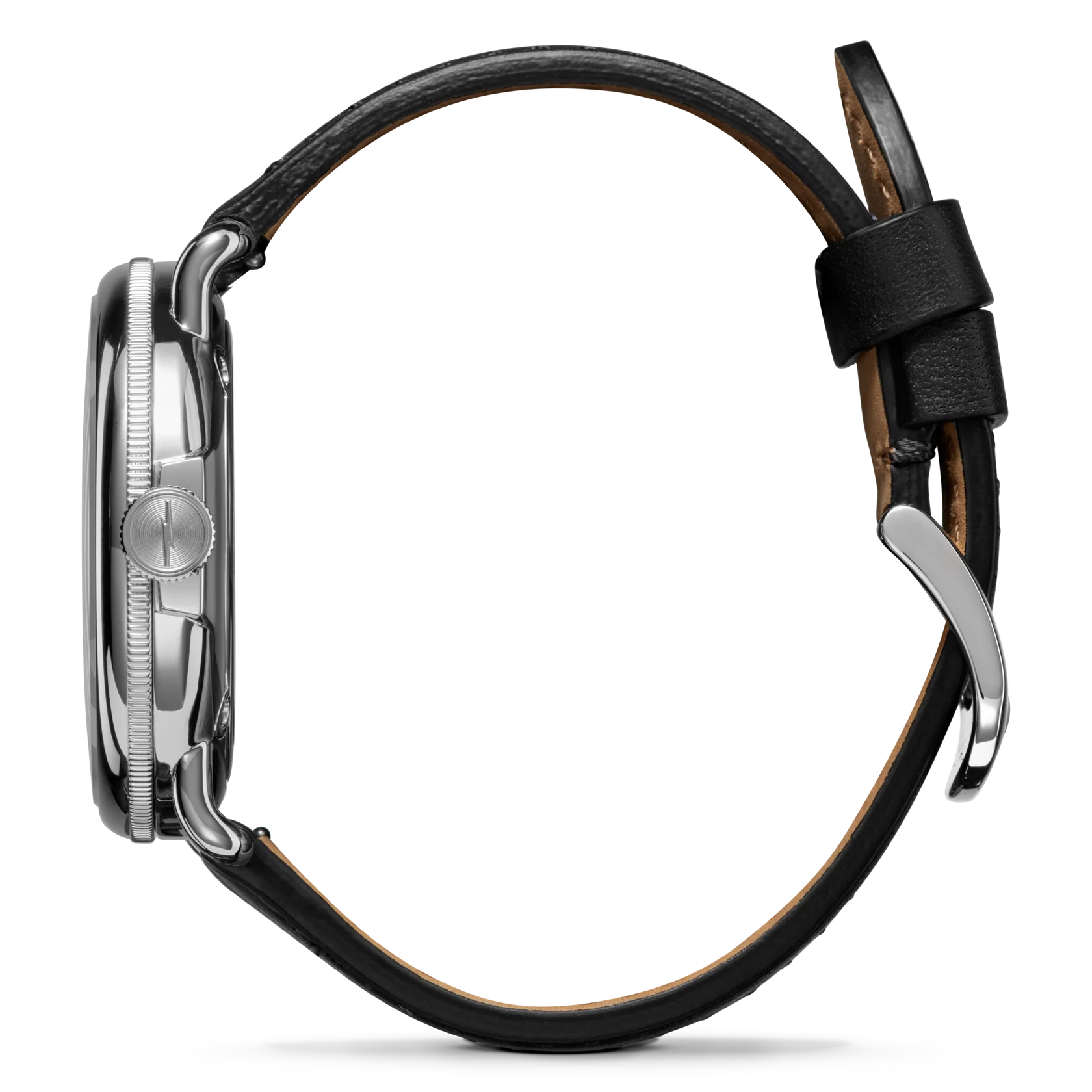 Shinola Canfield C56 quartz 43mm Black Dial, strap