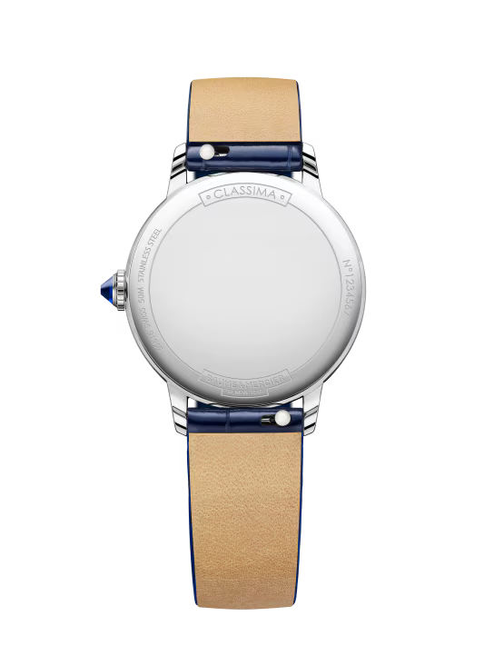 Classima 10804 Quartz, Moon-phase Date, 31mm Steel Case, Leather