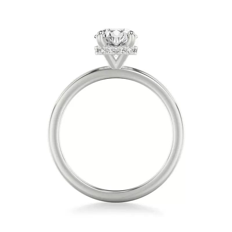18k White Gold IGI 2.00 carat E VVS2 Round Brilliant Lab Diamond Ring - Shami Fine Watchmaking & Jewelry