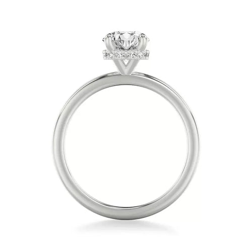 18k White Gold IGI 2.00 carat E VVS2 Round Brilliant Lab Diamond Ring - Shami Fine Watchmaking & Jewelry