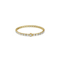 14k Gold Emerald Cut E/F, VS+ East-West Lab Diamond Tennis Bracelet - Shami Fine Watchmaking & Jewelry