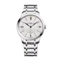 Classima 10883, 40mm Steel Case & Back, Silver Sun Dial, Quartz, Steel