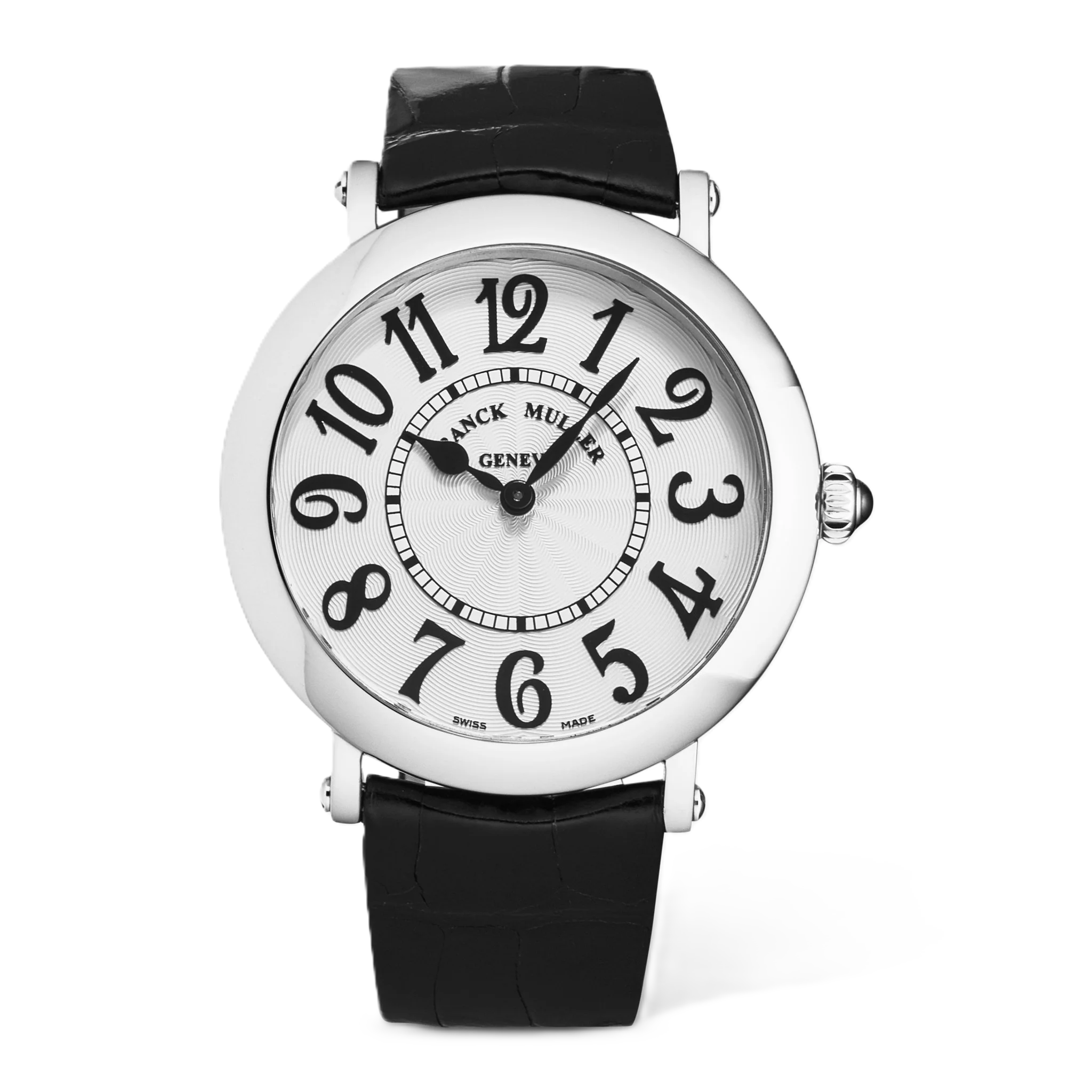 Franck Muller Round Silver Dial Quartz Ladies Watch