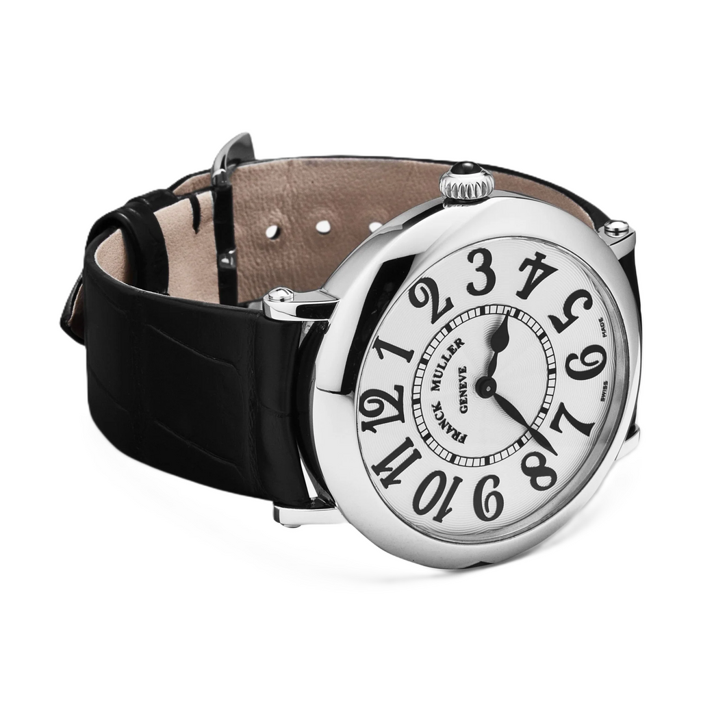 Franck Muller Round Silver Dial Quartz Ladies Watch