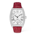 Franck Muller Cintree Curvex Crazy Hours 18K White Gold Diamond Automatic Unisex Watch