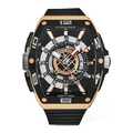 Franck Muller SkaFander Black Openworked 18K Rose Gold Automatic Men's Watch