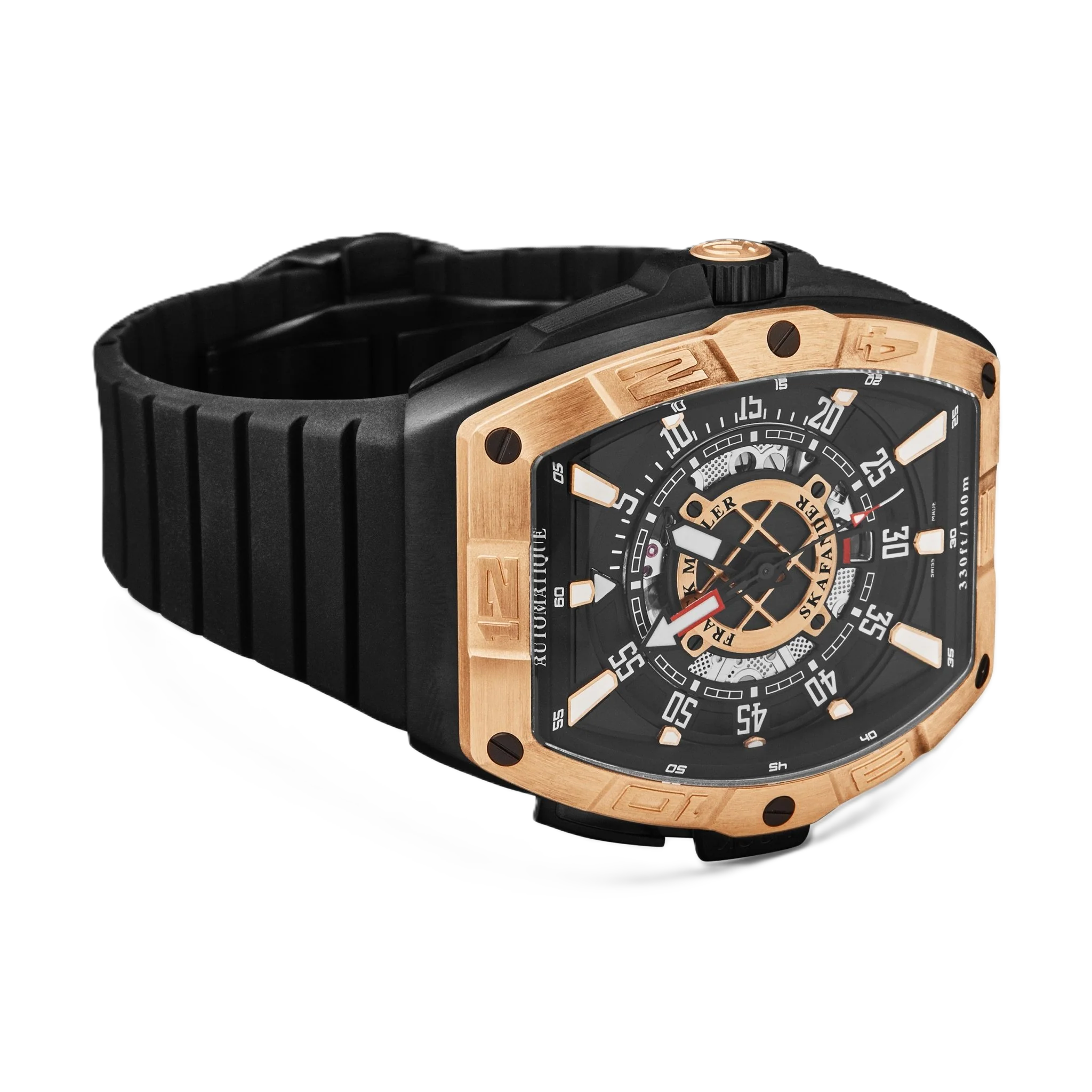 Franck Muller SkaFander Black Openworked Dial Automatic Men's Watch