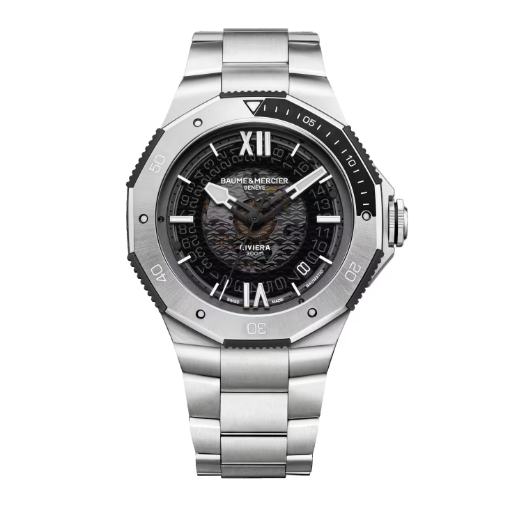 Riviera 10717 Automatic, Date Display, 42mm Steel Case & Bracelet