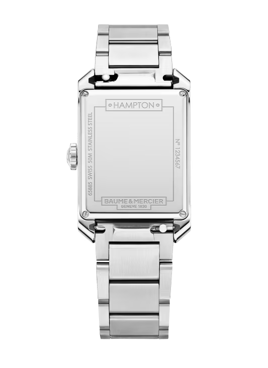 Hampton 10740 Quartz, 43 x 27 mm Steel Case & Bracelet