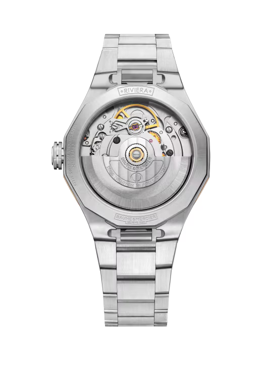 Riviera 10730 Automatic, Date Display, Diamond-Set 33mm Steel Case & Bracelet