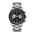 TUDOR 41mm Black Bay Chrono, Black Dial, Stainless Steel Bracelet (M79360N-0011), 2023 B&P