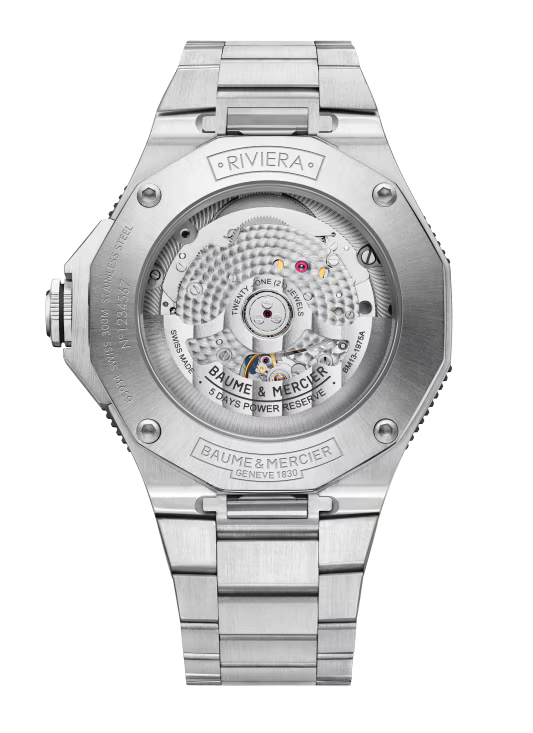 Riviera 10717 Automatic, Date Display, 42mm Steel Case & Bracelet