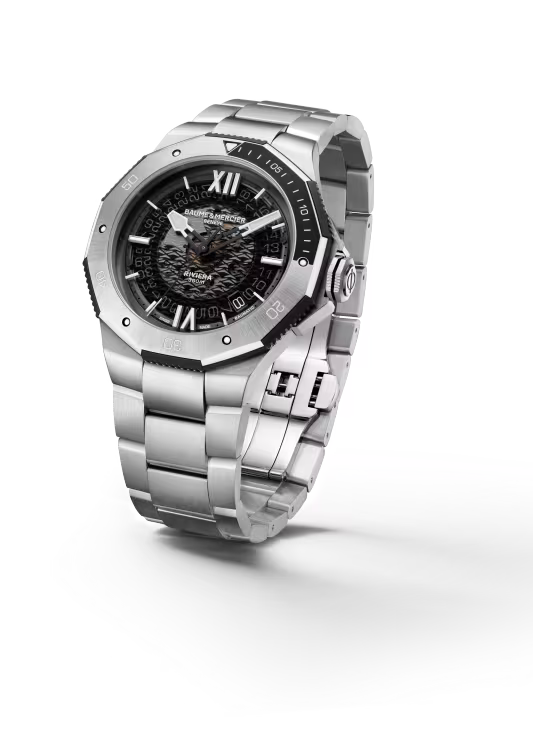 Riviera 10717 Automatic, Date Display, 42mm Steel Case & Bracelet