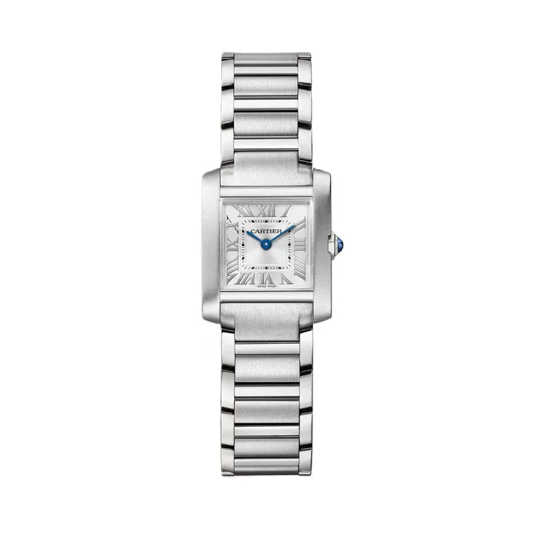 Cartier Tank Francaise WSTA0129 Stainless Steel, Quartz, White Dial - Shami Fine Watchmaking & Jewelry
